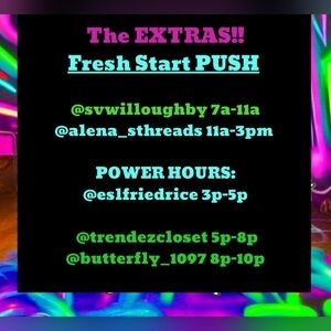 The EXTRA'S Share Show Marathon! Thursday 3/19 Butterfly Station Boards 8 PM EST